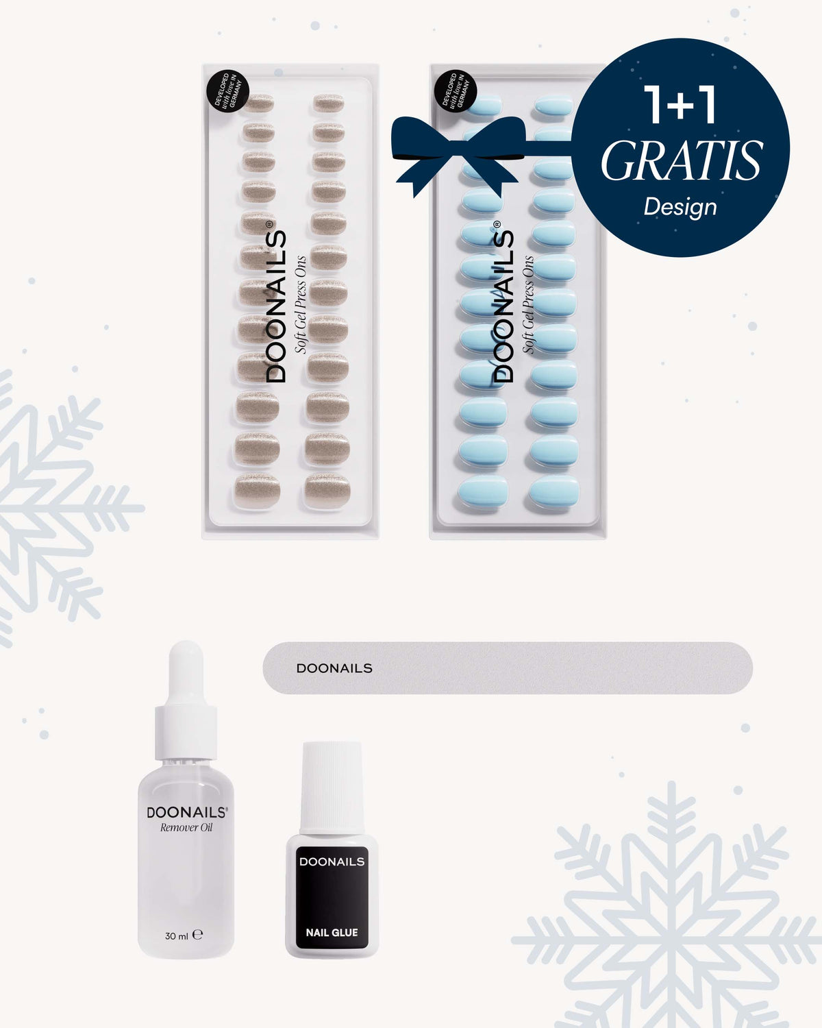 Winter Starter Set - Soft Gel Press Ons