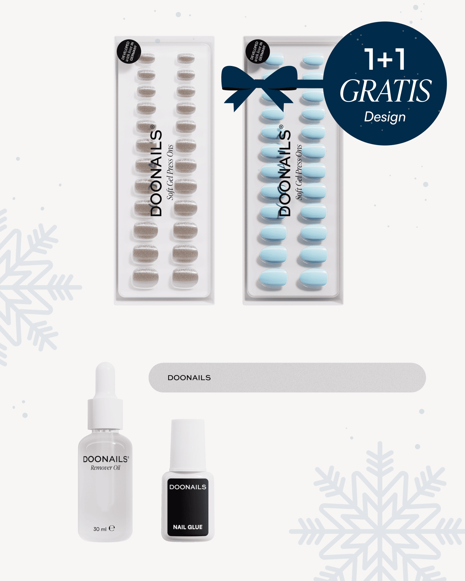 Neujahrs Starter Set - Soft Gel Press Ons